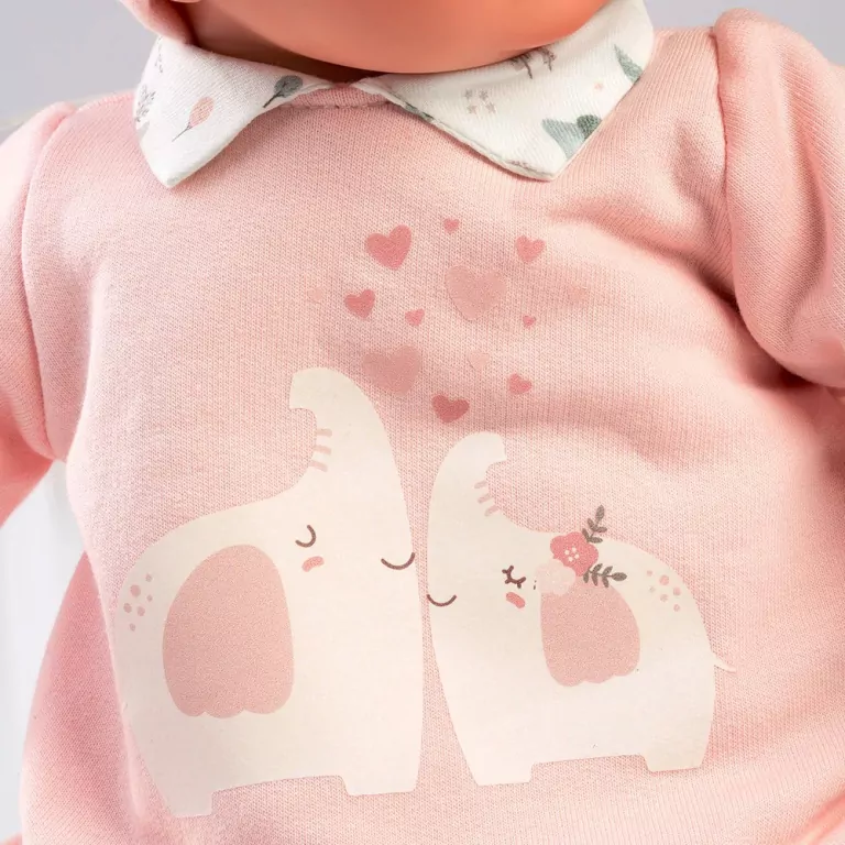 Lalka Bobas Joelle, 38cm miękki brzuszek dziewczynk - tantis.pl