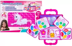 Zestaw do makijażu. Walizka z Jednorożcem