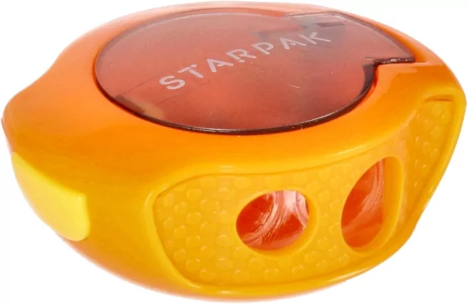 Temperówka plastikowa podwójna. Dysk pomarańczowa - tantis.pl