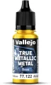 Vallejo: 77.122 - True Metallic Metal - Base - Radiant Yellow (18 ml) - tantis.pl