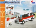 Klocki konstrukcyjne 255 elementów City Ambulans - tantis.pl