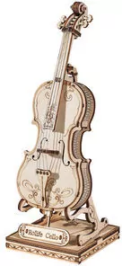 Puzzle Drewniane 3D Wiolonczela