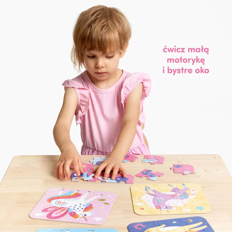 CzuCzu. Puzzle Baśniowe Jednorożce. 3+ - tantis.pl