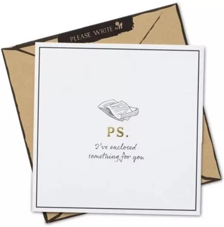 Please Write - Karnet z kopertą PS. - tantis.pl
