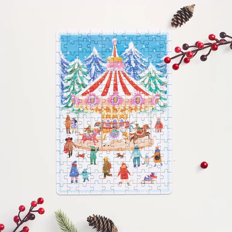 Puzzlove CzuCzu Zimowa radość 150el - tantis.pl