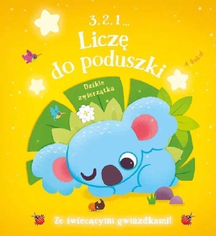3, 2, 1 Liczę do poduszki - Dzikie zwierzątka - tantis.pl