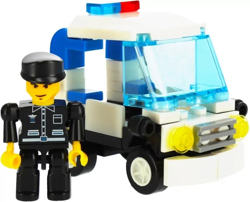 Klocki konstrukcyjne Policja mix ALLEBLOX - tantis.pl