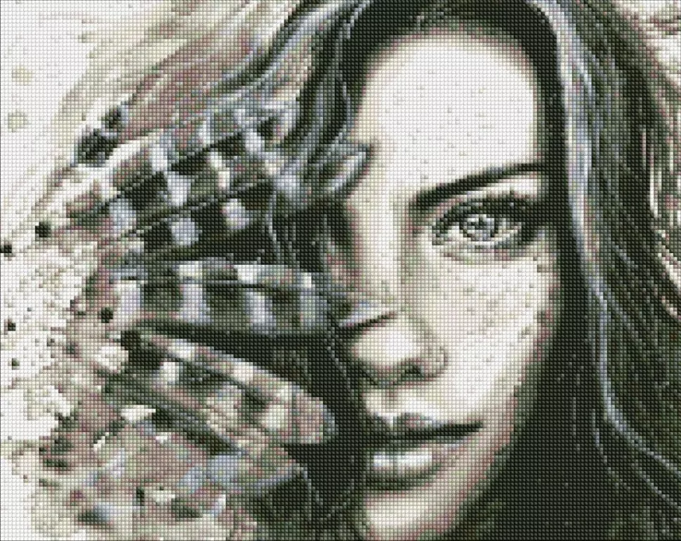 Diamentowa mozaika - Wyrazisty wygląd 40x50cm - tantis.pl