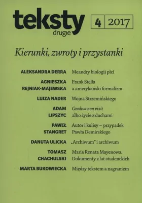 Teksty drugie 4/2017