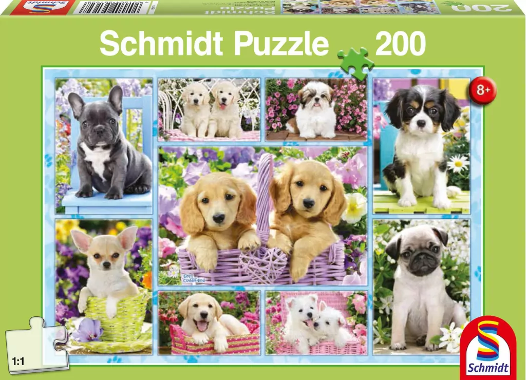 Puzzle 200 Szczeniaczki G3 - tantis.pl