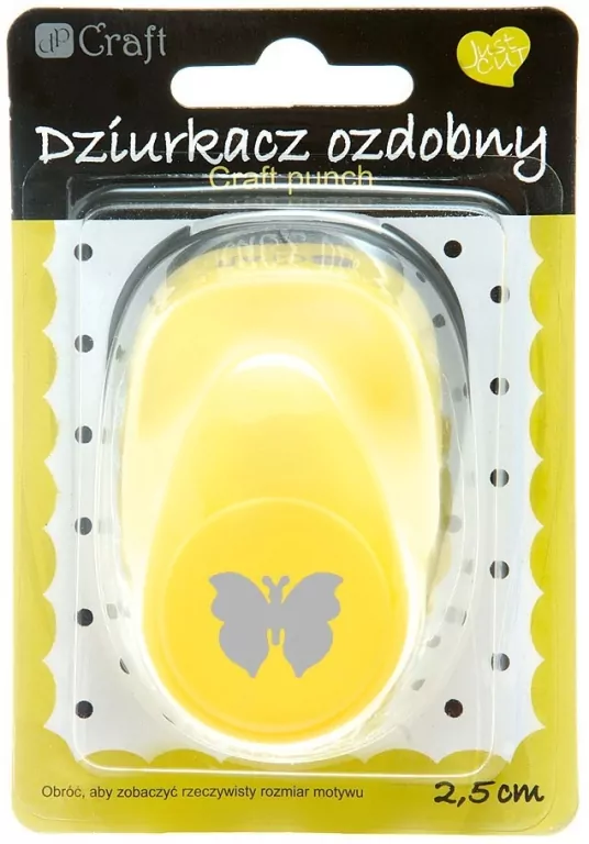 Dziurkacz ozdobny 2,5cm motyl 4 (JCDZ-110-238) - tantis.pl
