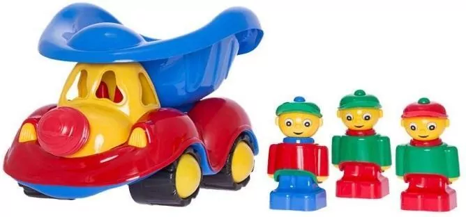 Samochód Pajacyk z ludzkami MIX - tantis.pl