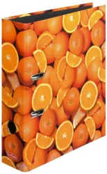 Segregator A4 8cm. Pomarańcze