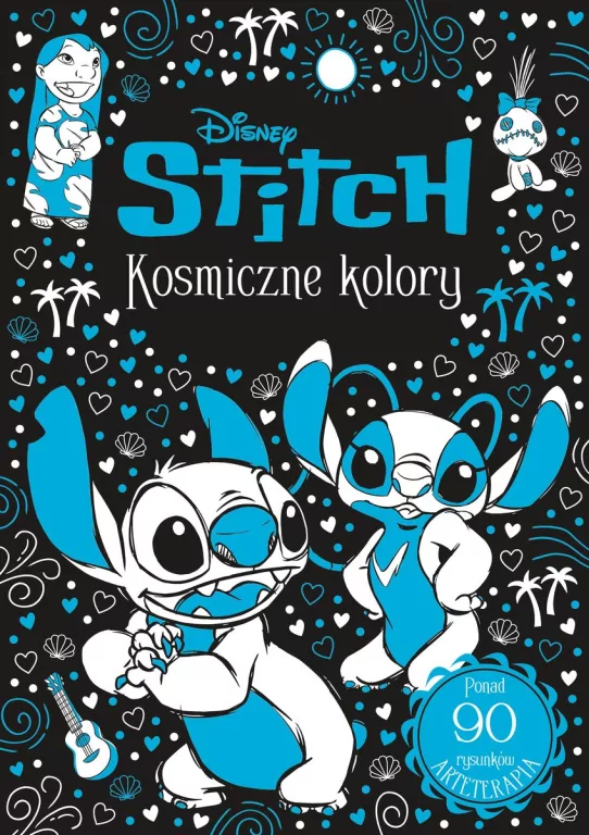 Arteterapia. Kosmiczne kolory. Disney Stitch - tantis.pl