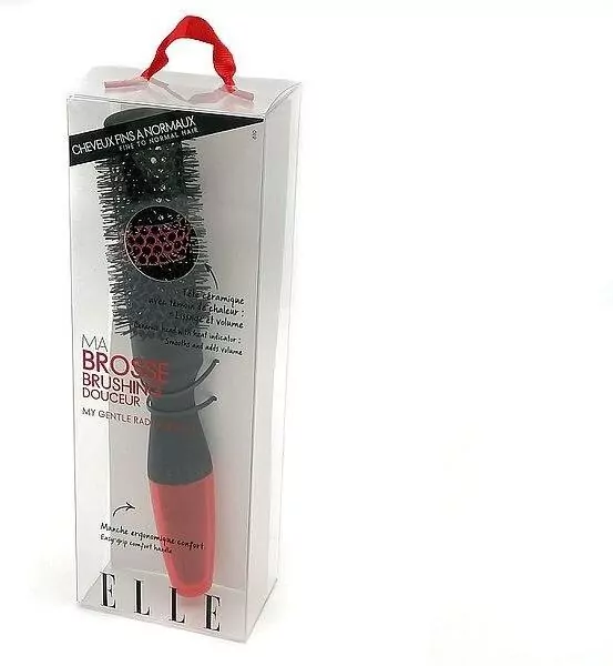 Szczotka do włosów okrągła plastikowa - tantis.pl