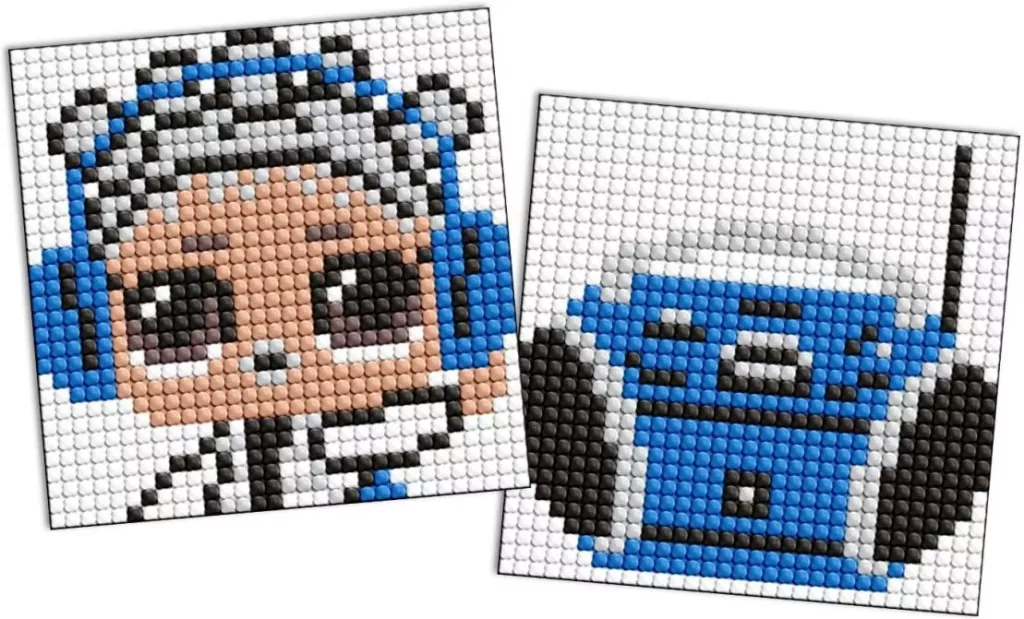 Diamentowa mozaika na magnes - LOL Boombox 9x9cm - tantis.pl