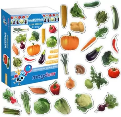Warzywa. Zestaw magnesów - tantis.pl