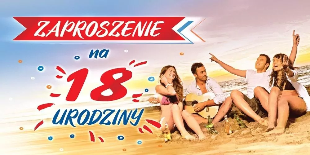 Zaproszenie na 18 Urodziny Z167 - tantis.pl