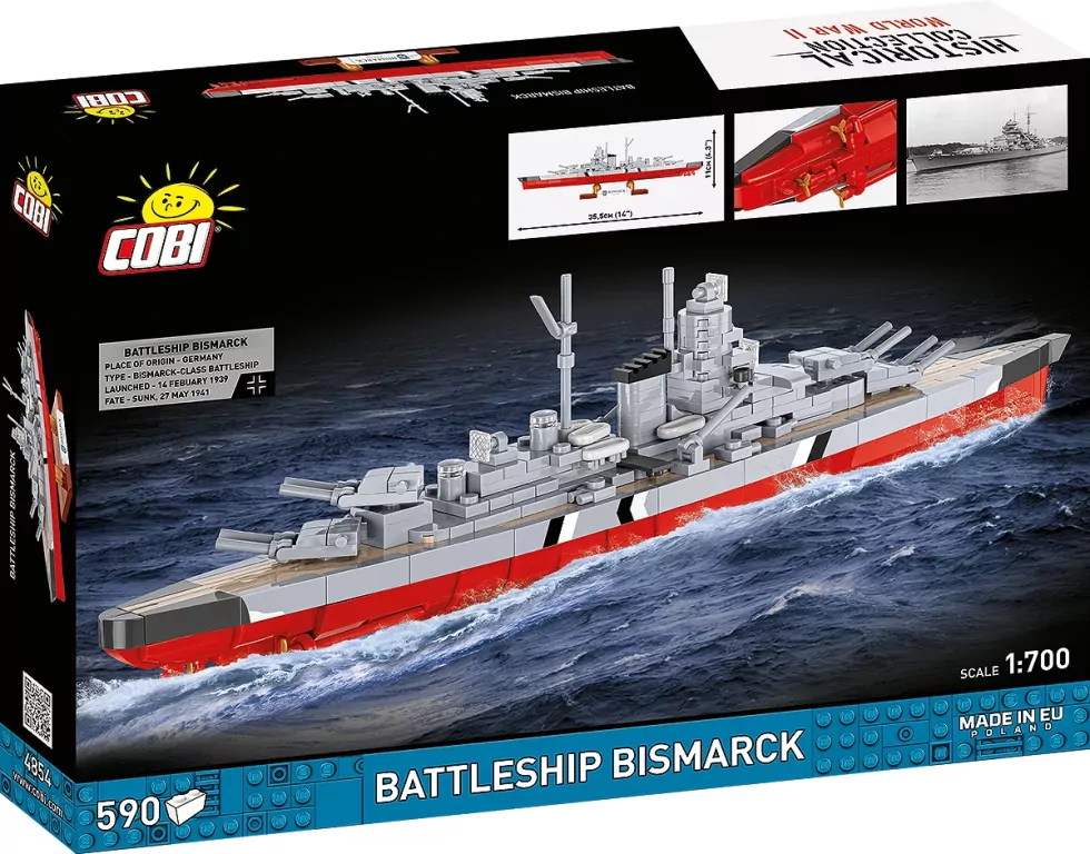 Historical Collection WWII - Battleship Bismarck - tantis.pl