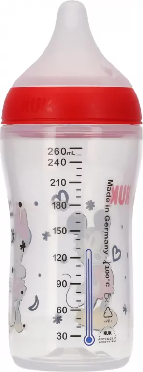 NUK. Perfect Match. Butelka z silikonowym smoczkiem. 260 ml - tantis.pl