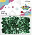 Cekiny okrągłe. Zielone metaliczne 9mm - tantis.pl