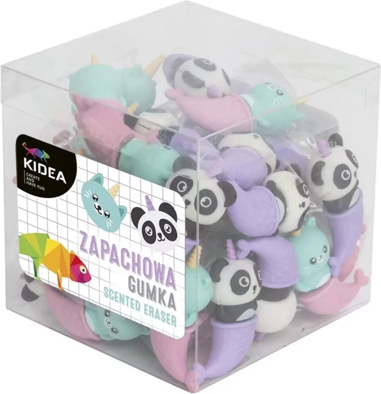 Gumka do mazania zapachowa. Kotek, Panda. 1 sztuka - tantis.pl