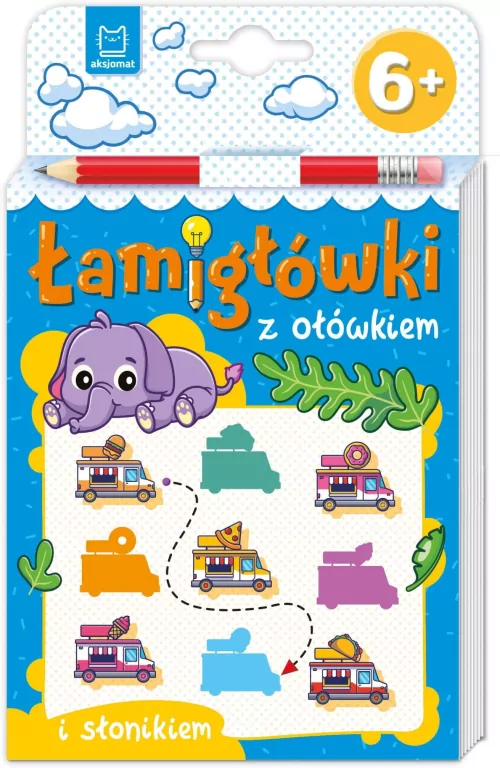 Łamigłówki z ołówkiem i słonikiem. Od 6 lat - tantis.pl