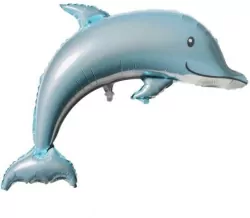 Balon foliowy z nadrukiem delfina