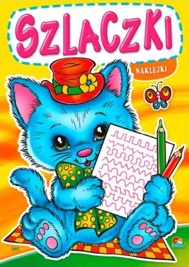 Kolorowanka. Szlaczki - Kotek (A4, 16 str.) - tantis.pl