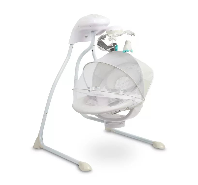 Caretero Huśtawka elektryczna Raffi light grey - tantis.pl
