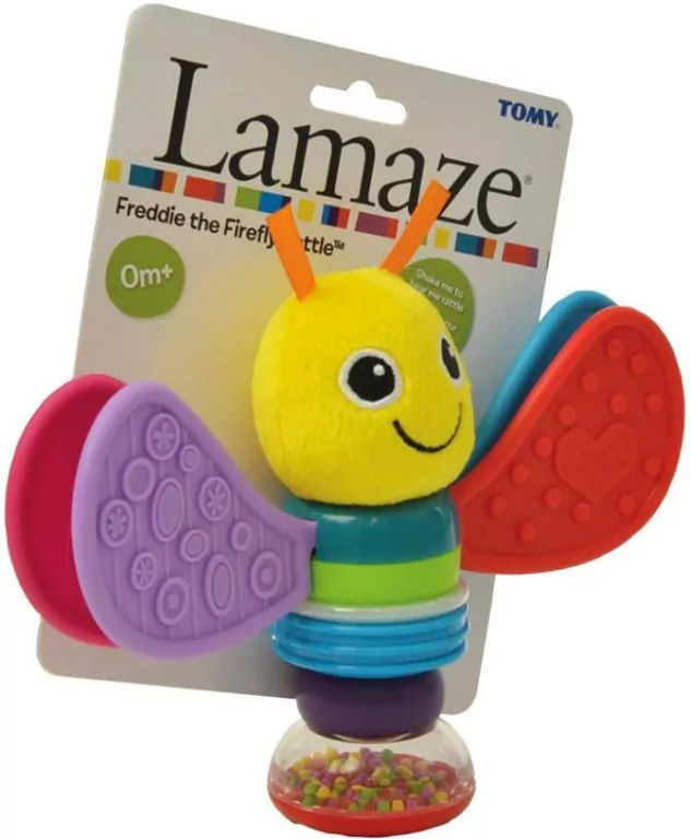 Grzechotka sensoryczna. Motylek Freddie - tantis.pl