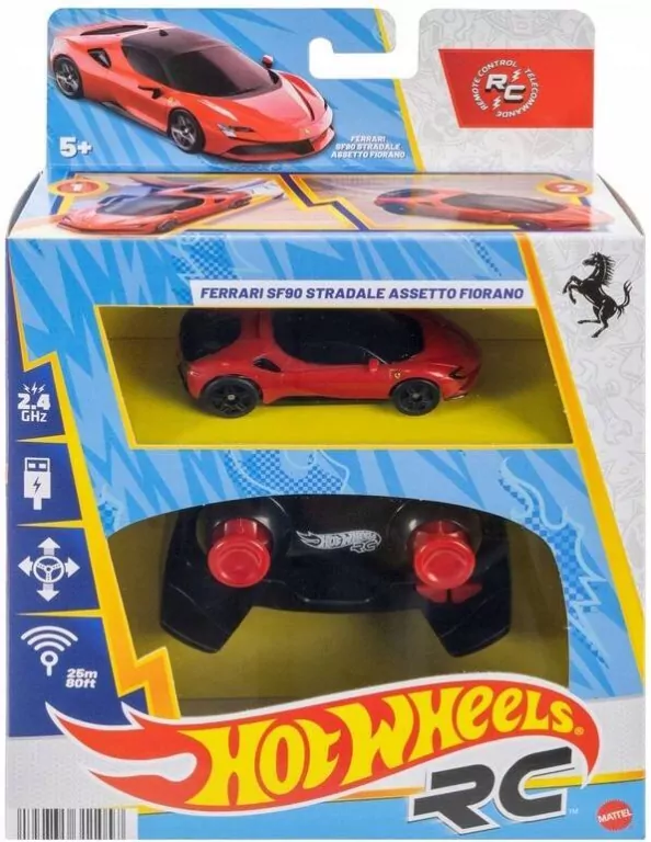 Hot Wheels R/C Ferrari SF90 Stradale Assetto 1:64 - tantis.pl
