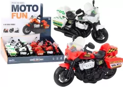 Motocykl policyjny ze światłem i dźwiękiem MIX