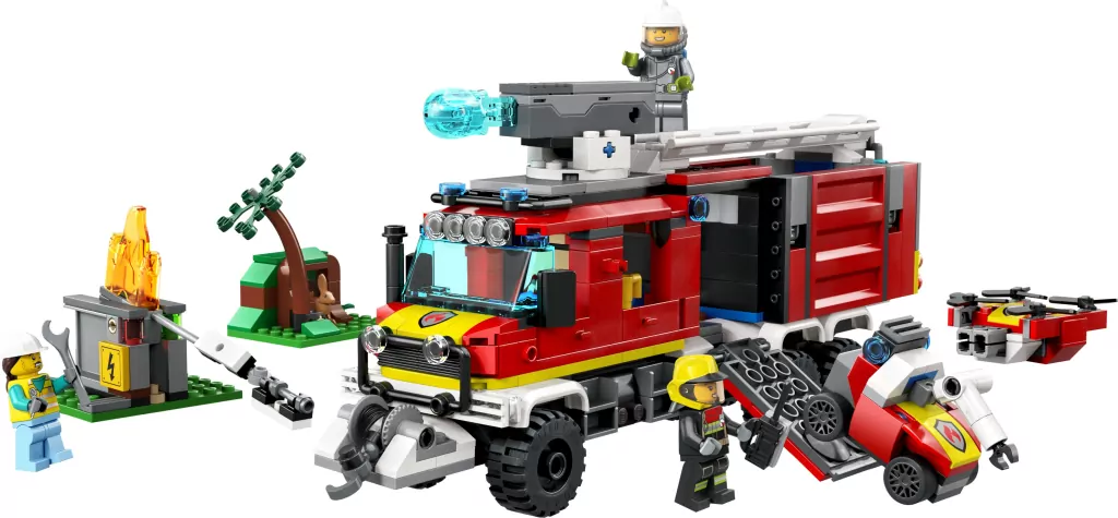 LEGO® City Fire. Terenowy pojazd straży pożarnej. 60374 - tantis.pl