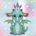 Diamond Dotz - Box Ariel the Baby Dragon - tantis.pl