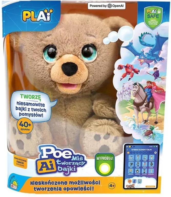 Cobi. POE Ai - Miś tworzący i opowiadający bajki - tantis.pl
