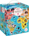 CzuCzu. Puzzlove. Zwierzęta Mapa Świata 60 - tantis.pl