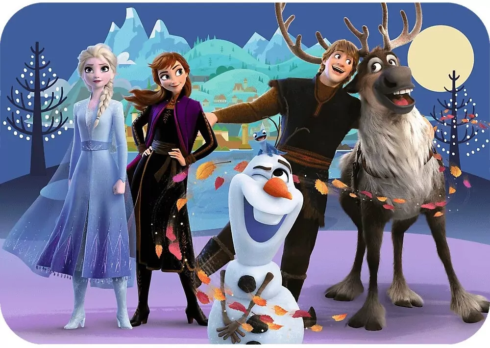 Puzzle drewniane 24 Niesamowita Kraina Lodu TREFL - tantis.pl