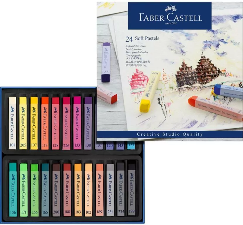 Pastele suche 24 sztuki - tantis.pl