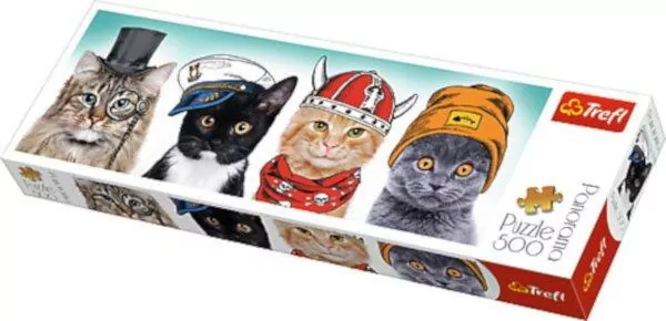 Puzzle 500 Panorama. Puszysta ekipa - tantis.pl