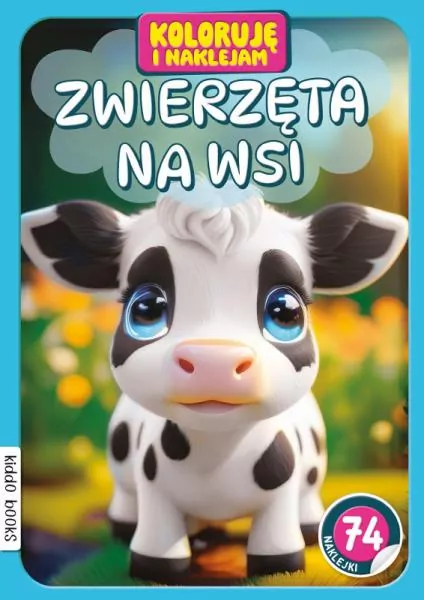 Koloruję i naklejam, Zwierzęta na wsi - tantis.pl