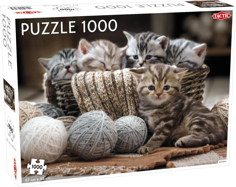 Puzzle Małe kotki 1000 - tantis.pl