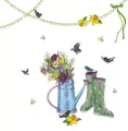 Karnet Swarovski kwadrat CL2710 Konewka z kwiatami - tantis.pl