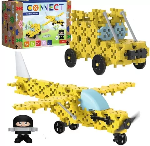 Klocki Connect - Awionetka / Samochód S - tantis.pl