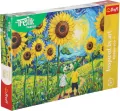 Puzzle 100 Spacer wśród słoneczników TREFL - tantis.pl