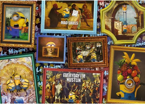 Puzzle 1000. Galeria Minionków
