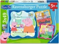 Puzzle 3x49 Peppa Pig - tantis.pl