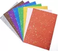 Papier kolorowy brokat gwiazdki A4 8 arkuszy - tantis.pl