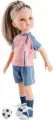 Cudowna hiszpańska lalka Monica Futbolista 32cm - tantis.pl