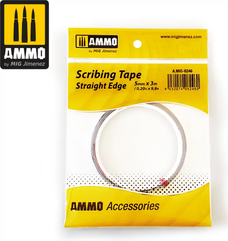 Ammo: Scribing Tape - Straight Edge (5 mm x 3 m) - tantis.pl